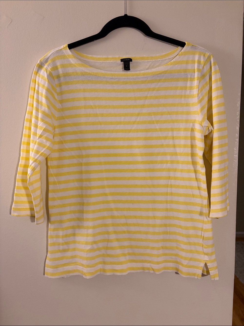 J. Crew Striped boatneck T-shirt